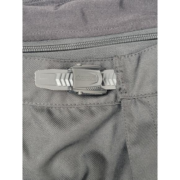 NWOT Icon Device Textile Moto Riding Performance Asphalt Overpants Black Mens 44 - Picture 3 of 16